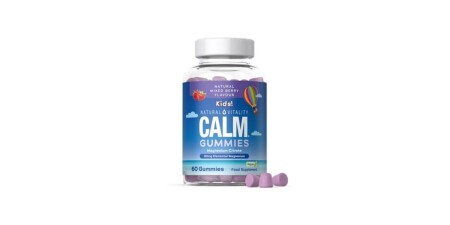 Calm Kids Magnezyum Sitratlı Sakız Şekerleri, Doğal Karışık Meyveler - 60 adet sakız - Natural Vitality