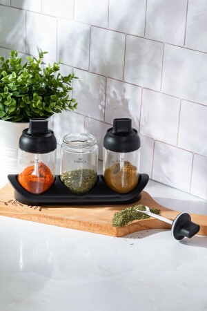 Cam Blair 7 Piece Glass Spice Set 7 Pieces 153. 03. 06. 5508 - Karaca