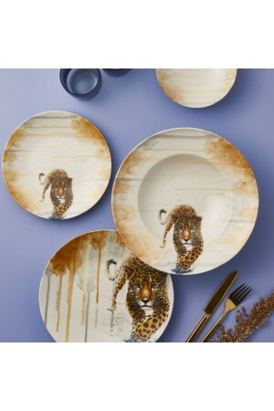 Camelia 4 Piece Single Dinner Set - 3012 PR. 0000000GBSATN04YTR3012 - Güral Porselen