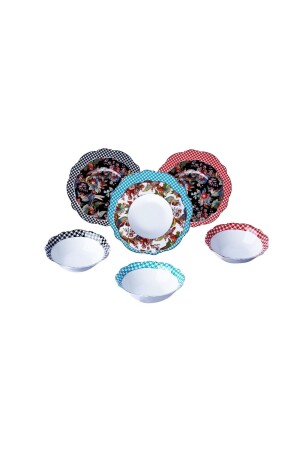 Camelie Bone 24-teiliges Tafelservice LYXI 018 - Lucky Art