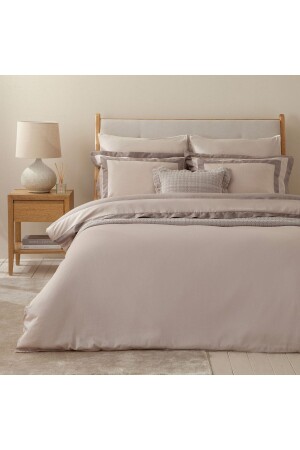 Camella-Bettbezug-Set, 230 x 220 cm, Stein/Beige - Chakra