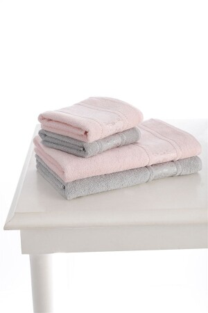Camellia Best Set Badeset Grau Rosa Camellia Grau Rosa BestS - Özdilek