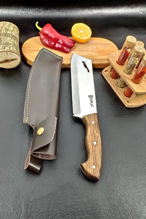 Camping Outdoor Knife Cleaver Stainless Steel Handmade PRLZÇ4 - SürLaz