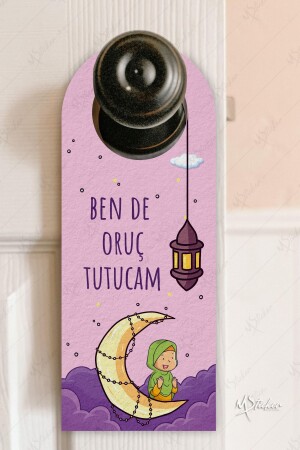Can You Wake Me Up for Sahur? I Will Fast Too. Set of 2 Door Hanger Card - Ramadan Special Sahur - Msticker