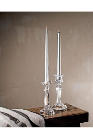 Candle Candlestick Candle Pearlescent 2 Cylinder Tapered Long Thin Taper Only 2 Candles - Store