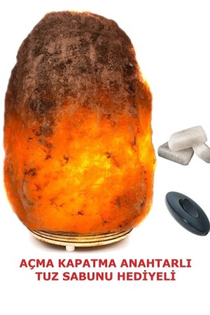 Çankırı Rock Salt 4-6 Kg Natural Salt Night Light with On/Off Switch - Tuzshop