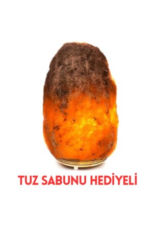 Çankırı Rock Salt Salt Lamp 2-3 Kg Salt Soap with Gift TULA-01 - Seta