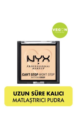 Can’t Stop Won’t Stop Matlaştırıcı Pudra- Light - Nyx Professional Makeup