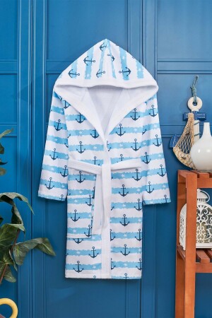 Capa Pattern Digital Printed Young Children's Bathrobe - Vevienhome