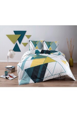 Capel Petrol Single Youth Fashion Duvet Cover Set 60265189 - Taç