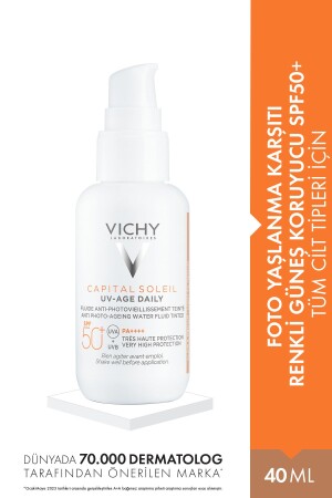 Capital Soleil Photo Anti-Aging Light Textured Colored Sunscreen 40 Ml Spf 50 3337875795265 - Vichy