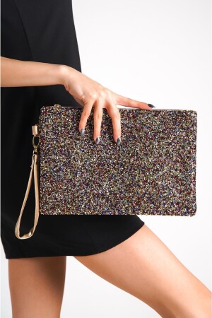 Capone Boncuklu Paris 220 Multi Kadın Clutch Çanta - Capone Outfitters