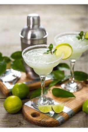 Capri Margarita Cocktail Soft Drink Glass - 2 Pcs Multi-Purpose Presentation Glass - Paşabahçe