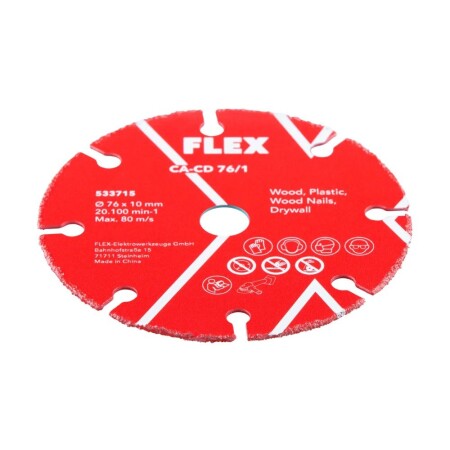 Carbide disc FLEX CA-CD 76mm - FLEX Accessories