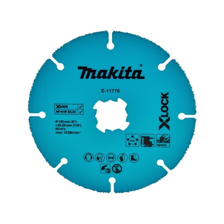 Carbide disc MAKITA 125x22.23x2.0mm - Makita Accessories