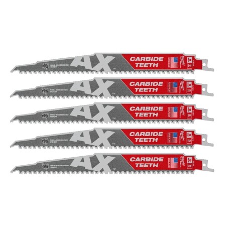 Carbide-toothed saw blade MILWAUKEE TCT AX 230, 5pcs. - Milwaukee Accessories