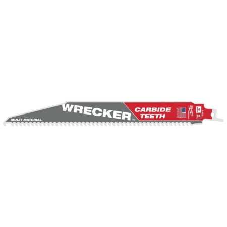 Carbide-toothed saw blade MILWAUKEE Wrecker 230mm 6tpi - Milwaukee Accessories