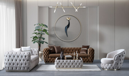 Cardiff Luxury Sofa Set - Cadde Yıldız