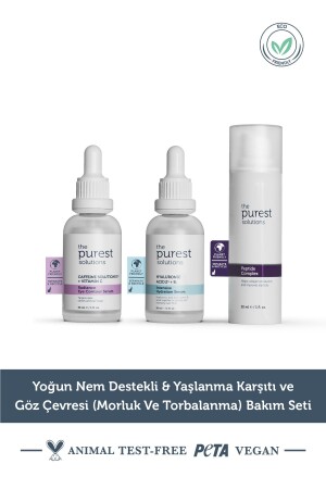 Care Set with Intensive Moisture Support, Anti-Aging Effect and Eye Contour Lightening Effect - The Purest Solutions