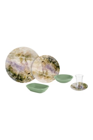 Carine 25 Piece Breakfast Set for 6 People 58KKT000128 - Aryıldız