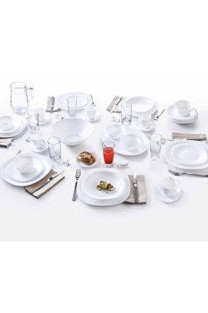 Carine 27 Piece Dinner Set White AB30528 - Luminarc