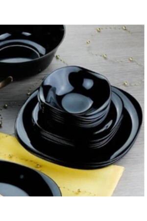 Carine 6 Pcs Black Bowl Liev Home 583828282 - Luminarc