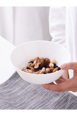 Carine Tempered 14 Cm 6-Piece White Snack & Chips Bowl. TYC00450933358 - Luminarc