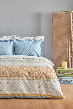 Carlene Double Duvet Cover Set Yellow - Sarah Anderson