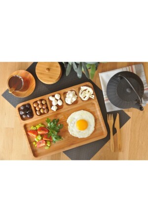 Carlin 6-Compartment Serving Plate B2393 - Bambum