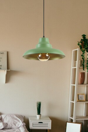 Carmen Special Design (DIATER 30 CM) Modern Living Room - Kitchen - Cafe Green Interior Gold Single Pendant Lamp Chandelier CRMN99 - Modavize