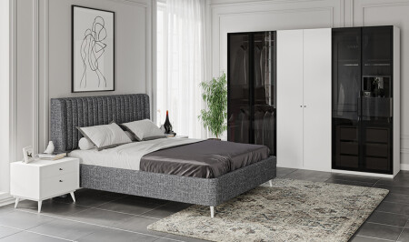 Carmine White 6 Door Bedroom - Cadde Yıldız