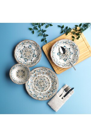 Carna Dinner Set 24 Pieces-brown 1S0839-01001-KAH01 - Schafer