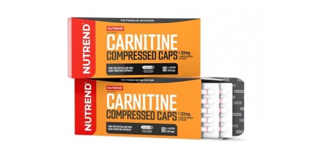 Carnitine Compressed Caps - 120 caps - Nutrend