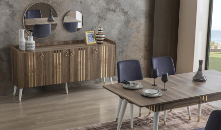Carnival Walnut Dining Room - Cadde Yıldız