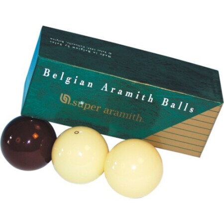 Carom Ball Set Super Aramith Dark Red Carom Ball Set 61.5 mm - Aramith