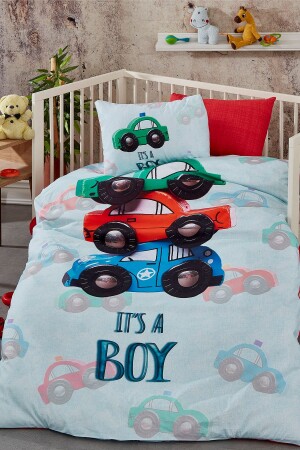 Cars Digital Printed 3d Cotton Baby Bedding Set - Bonjardinhome
