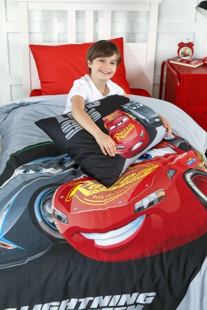 Cars Lmq95 Single Disney Licensed Elastic Fitted Bed Sheet Children's Duvet Cover Set ST20919 - Özdilek