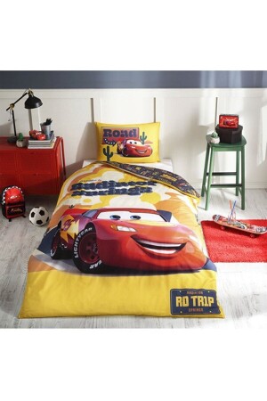 Cars Radiator Springs Single Licensed Duvet Cover Set Yellow CRS27LNT24 - Özdilek
