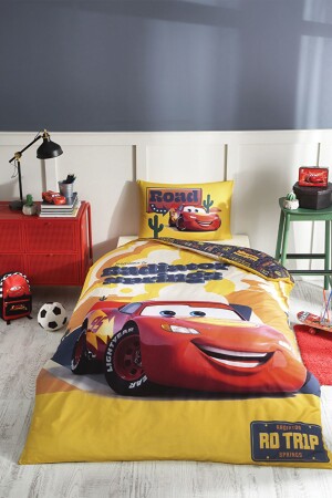 Cars Radiators Tek Kişilik Disney Lisanslı Lastikli Fitted Çarşaf Çocuk Nevresim Takımı PR-EVTEKSTILI-58045101327 - Özdilek