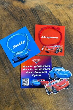 Cars Sally Mcqueen Double Bracelet Gift Set - Namgo