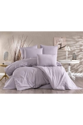 Çarşafı Lastikli Lila Renk Tek Kişilik Renk Nevresim Takımı TYC00547632807 - sedali home