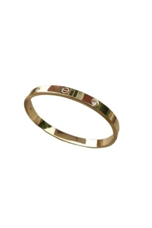 Cartier Model Cartier Model Thick 316l Steel Gold Color Bracelet - Novon Giyim & Aksesuar