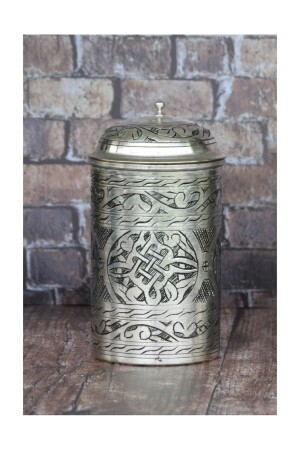 Carved Embroidered Long Copper Spice Rack OYMUZNBHTR - Bakır Concept