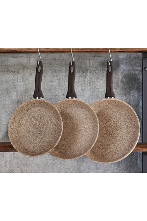 Casa Milano Creamy 22-26-30 Cm Pan Set of 3 CML0216 - Falez