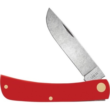 Case CS American Workman Sod Buster Jr. Bıçağı, kırmızı - W.R. Case & Sons Cutlery Co.