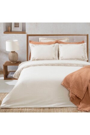 Casey Duvet Cover Set Extra King Ecru CK232TEK278 - Chakra