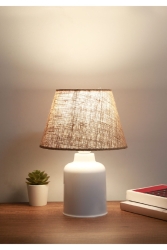 Casey Jüt Konik Başlıklı Abajur Ayd-3161 AYD-3161 - HOMİNG