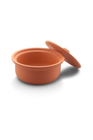 Casserole Medium 2500ml Unglazed with Lid - Viapot