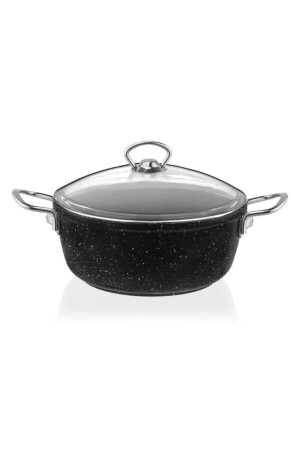 Cast Granite 22cm Deep Pot Black Fma02585 TAÇ-3480 - Taç