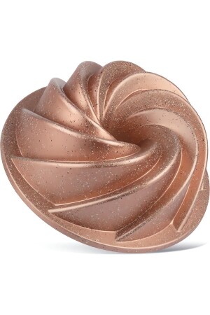 Cast Granite Fireproof Non-Stick Wind Rose 26 cm Cake Mold Rosegold MABEYNRÜZGARGÜLÜROSEGOLD - Mabeyn